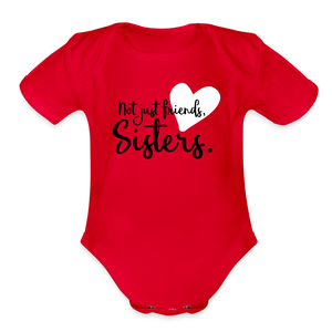 Organic Short Sleeve - Sisters - red