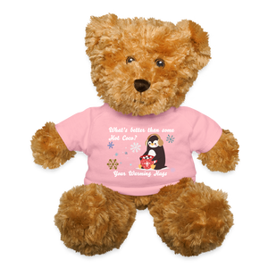 Soft Teddy Bear - Warm Hugs - petal pink