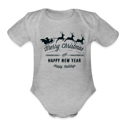 Organic Short Sleeve-Merry Christmas and New Year