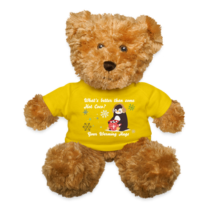 Soft Teddy Bear - Warm Hugs - yellow