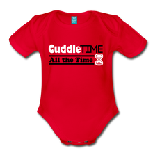 Load image into Gallery viewer, Organic Short Sleeve - Cuddle Time - red