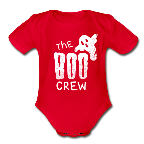 Organic Short Sleeve - Boo Crew - red